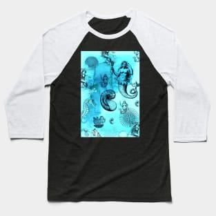 Aqua Oceans Baseball T-Shirt